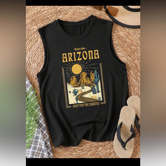 SHEIN Tops - SHEIN || NWOT Arizona Graphic Tank Top (M)